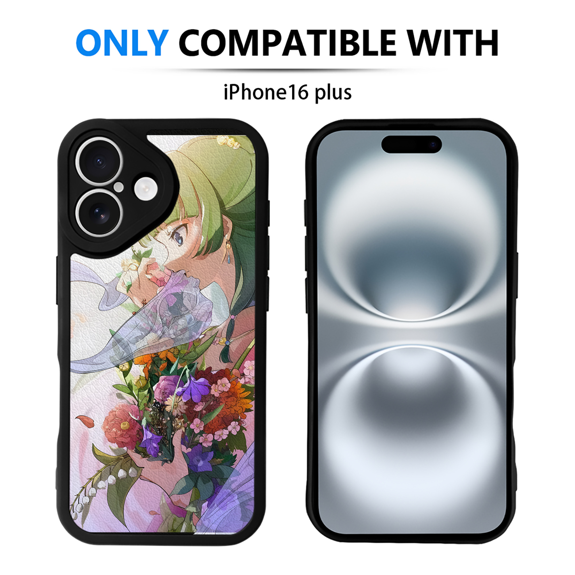（画像用） 薬屋のひとりごと The Apothecary Diaries 【iPhone 16シリーズ対応】シリコンスマホケース（レザー調） 材質：シリコン